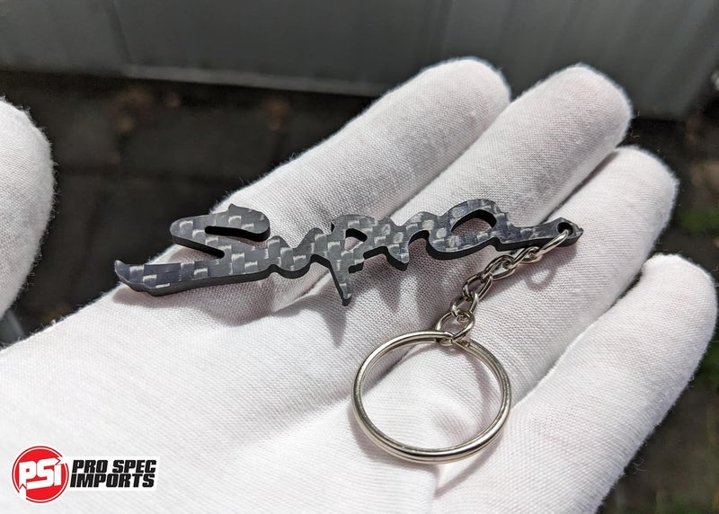 Pro Spec Imports Carbon Fibre Keychain for Toyota Supra - Image 2