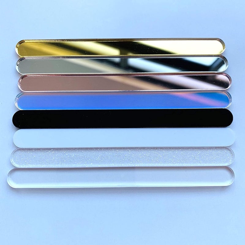 CHENRUI 20 Pcs Acrylic Cakesicle Popsicle Sticks for Ice Creamsicle Candy Apple (Clear) - Image 5