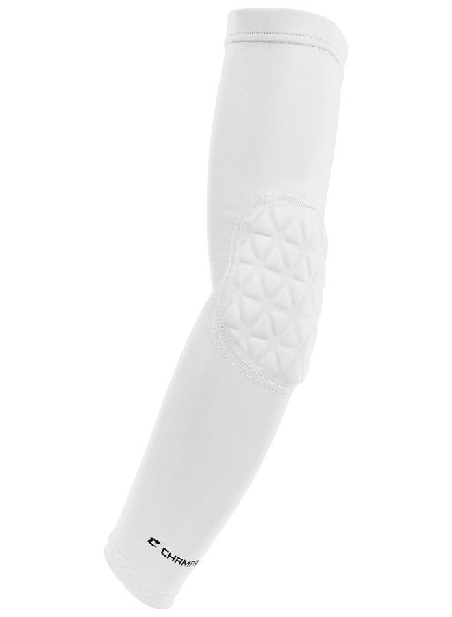 Champro Tri Flex Padded Arm Sleeve - White, Varsity - Image 1