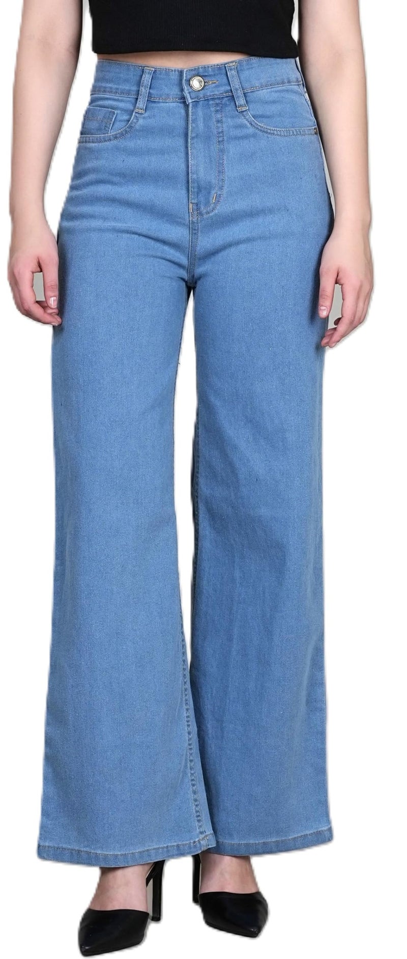 ADBUCKS Wide Leg Jeans for Women | Jeans Pant for Women | - Image 1