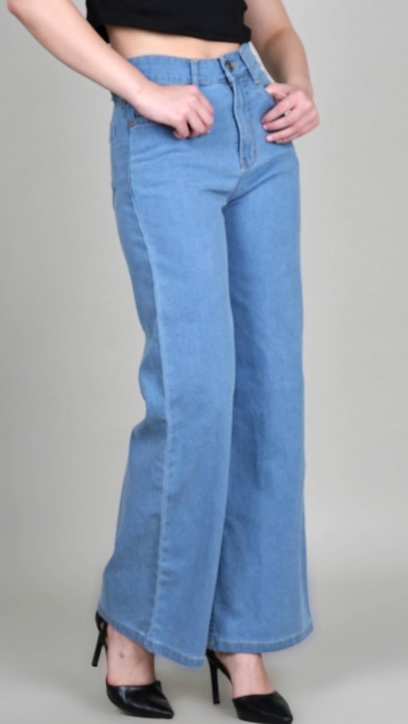 ADBUCKS Wide Leg Jeans for Women | Jeans Pant for Women | - Image 3