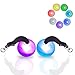 UltraPoi UltraKnob Pro Swivel Handles Set Pair 2 Upgrade for LED Poi Balls Rechargeable LED Knob Handles 35 Rainbow Color Modes Ideal for Adults Flow Toys Raves Concerts Parties - Image 2
