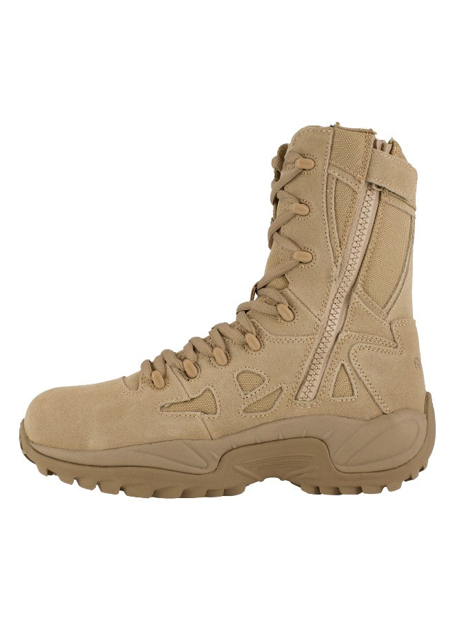 Reebok Work Rapid Response 8" Desert Tan Men's Stealth Tactical Boot with Composite Toe - Image 4