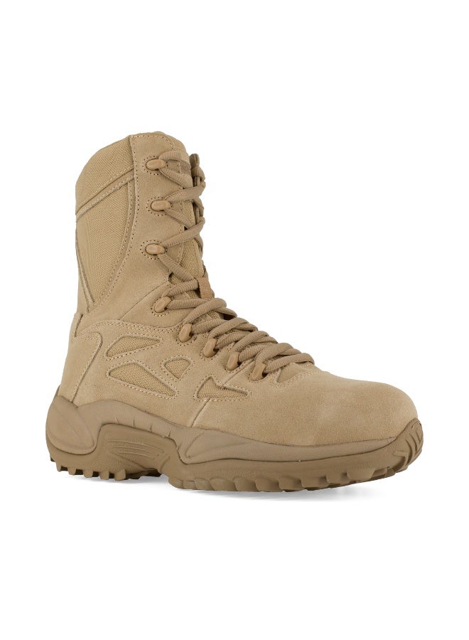 Reebok Work Rapid Response 8" Desert Tan Men's Stealth Tactical Boot with Composite Toe - Image 3