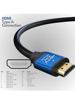 EXPGlobal HDMI Cable 4K HDMI Cable High Speed Ultra HD HDMI Cord 18 Gbps 6.5 Feet Male-Male HDMI Wire for 4K Roku TV HDTV Monitor PlayStation PS4 Xbox Gaming Consoles Projectors 2m  - Image 3