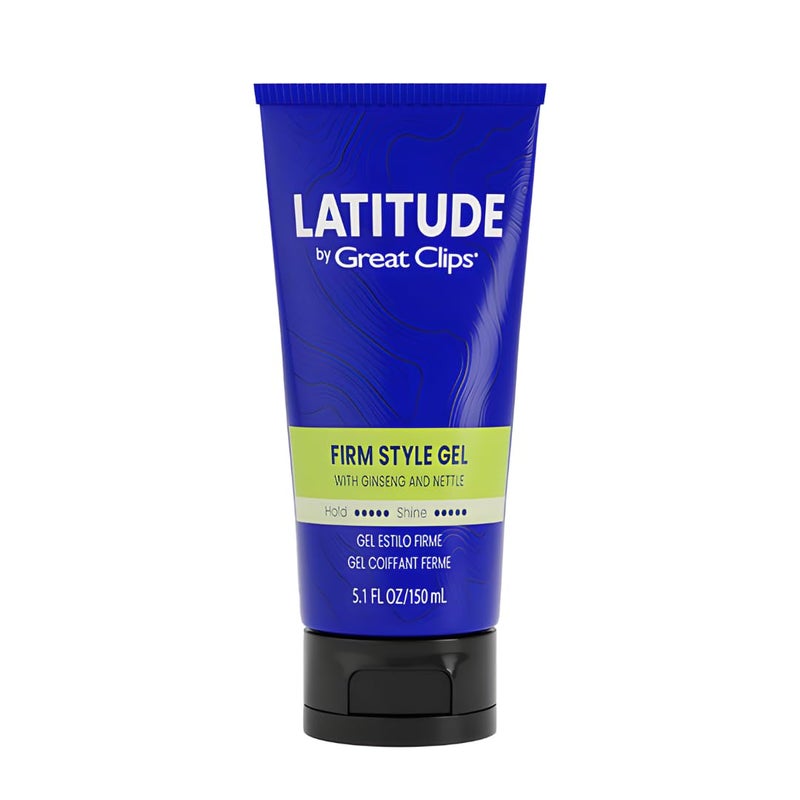 GREAT CLIPS LATITUDE Firm Style Gel | Hair Gel for Men | High Hold + High Shine | 5.1oz - Image 1