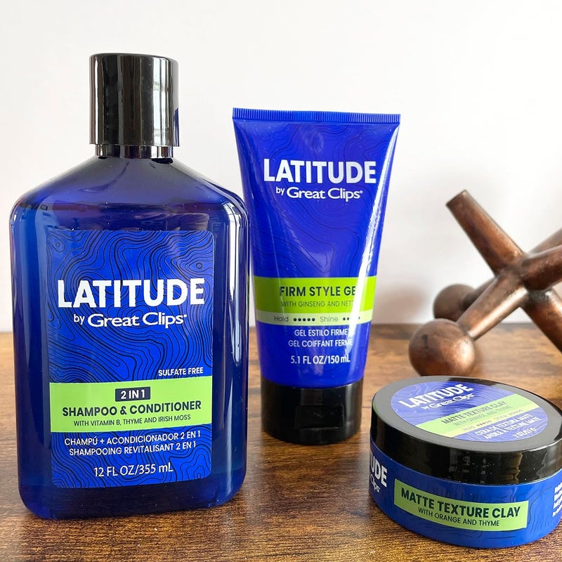 GREAT CLIPS LATITUDE Firm Style Gel | Hair Gel for Men | High Hold + High Shine | 5.1oz - Image 5