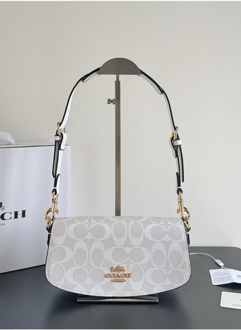 coachoutlet - Coach Andrea Shoulder Bag In Signature Canvas - Image 1