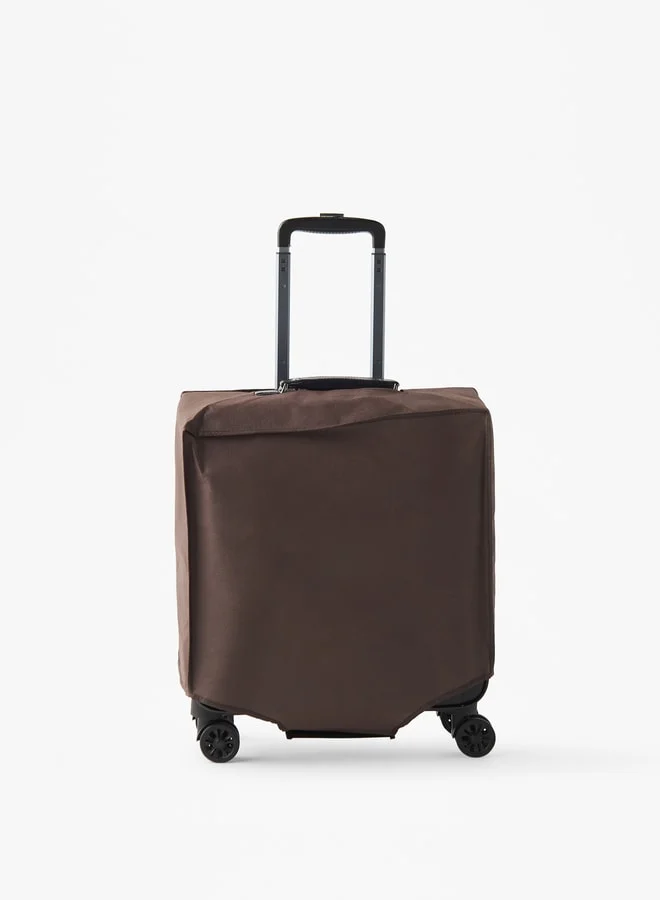 DUCHINI Men Solid Softcase Trolley Bag with Retractable Handle