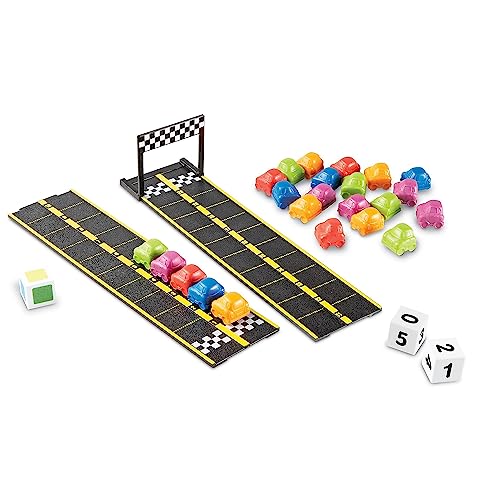 Learning Resources Mini Motor Math Activity Set Math Manipulatives for Preschoolers Preschool Board Games Learning Education Addition and Subtraction Games Counting Color Sorting - Image 1