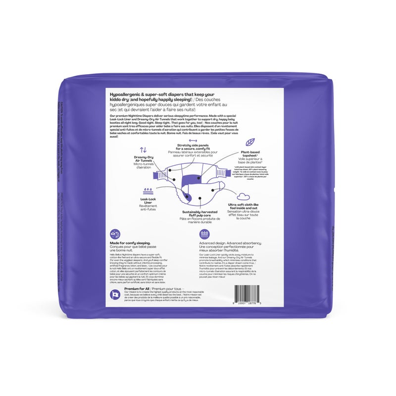 Hello Bello Premium Overnight Baby Diapers Size 5, 18 Count, Unisex, Ultra Absorbent and Soft Disposable Diapers for Babies and Toddlers - Image 5