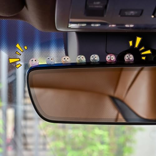 Mevodeata 51 Pcs Cute Soot Sprite Car Decor Rearview Mirror Accessories Cute Decor for Car Home and Office GiftsColorful - Image 1
