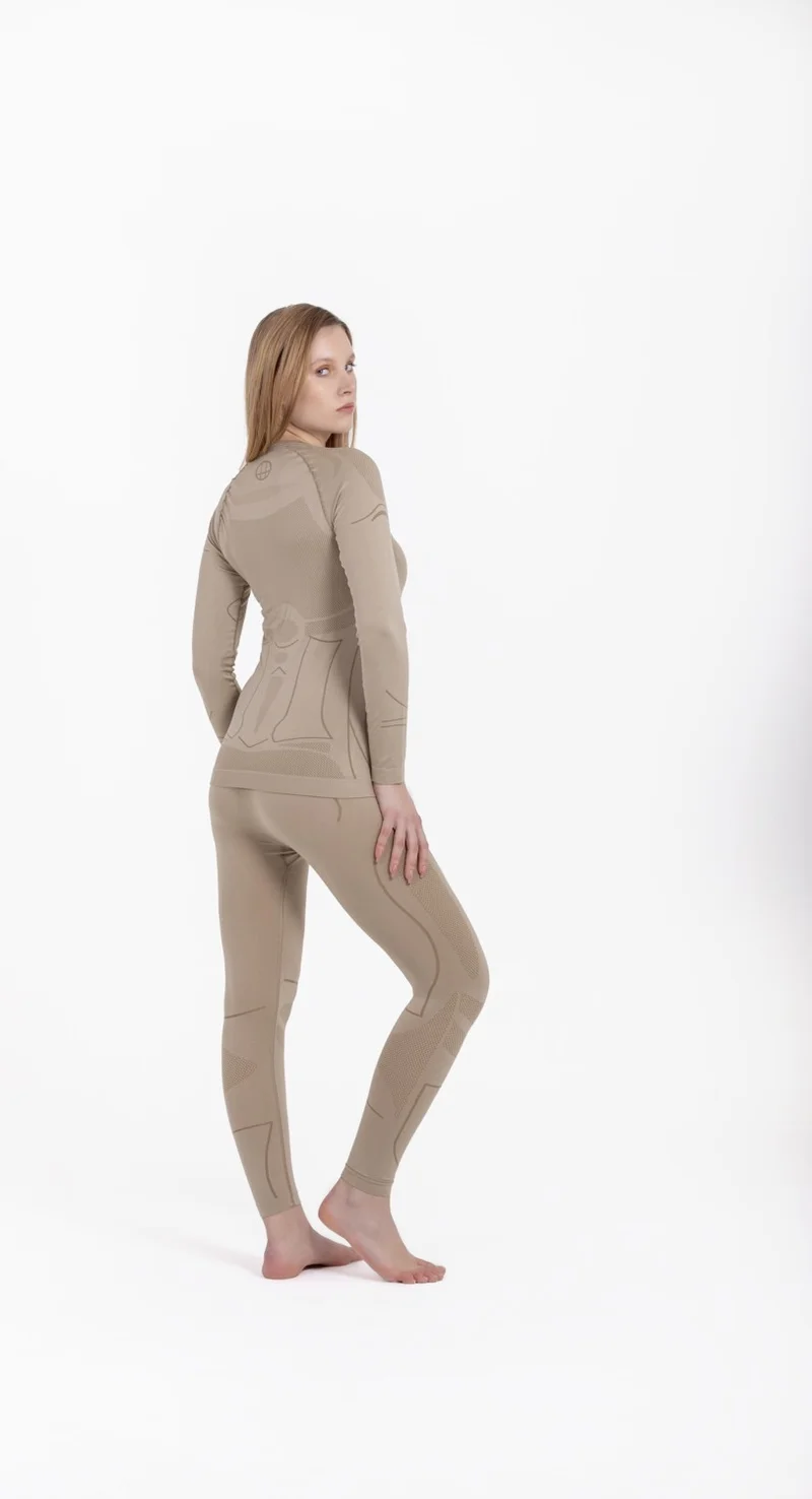 Oil Company Sand Unisex Thermal Underwear Top Seamless Level III Pro