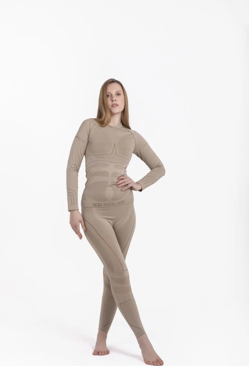 Oil Company Sand Unisex Thermal Underwear Top Seamless Level III Pro