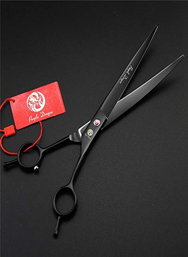 Purple Dragon 8.0 inch Dog Hair Cutting, Curved and Thinning Scissors Shear Pet Grooming Tool Kit - Image 4