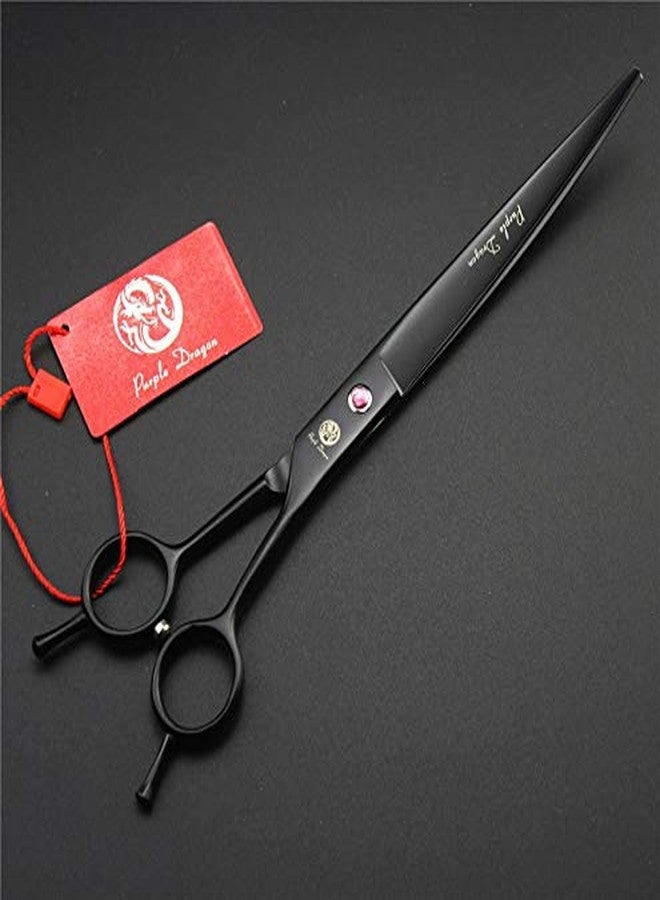 Purple Dragon 8.0 inch Dog Hair Cutting, Curved and Thinning Scissors Shear Pet Grooming Tool Kit - Image 5
