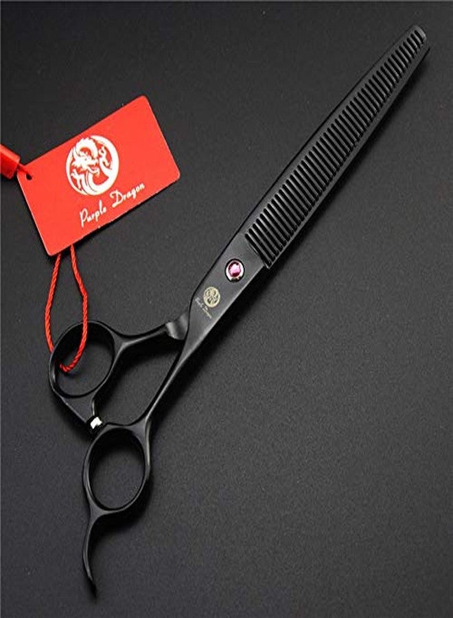 Purple Dragon 8.0 inch Dog Hair Cutting, Curved and Thinning Scissors Shear Pet Grooming Tool Kit - Image 3