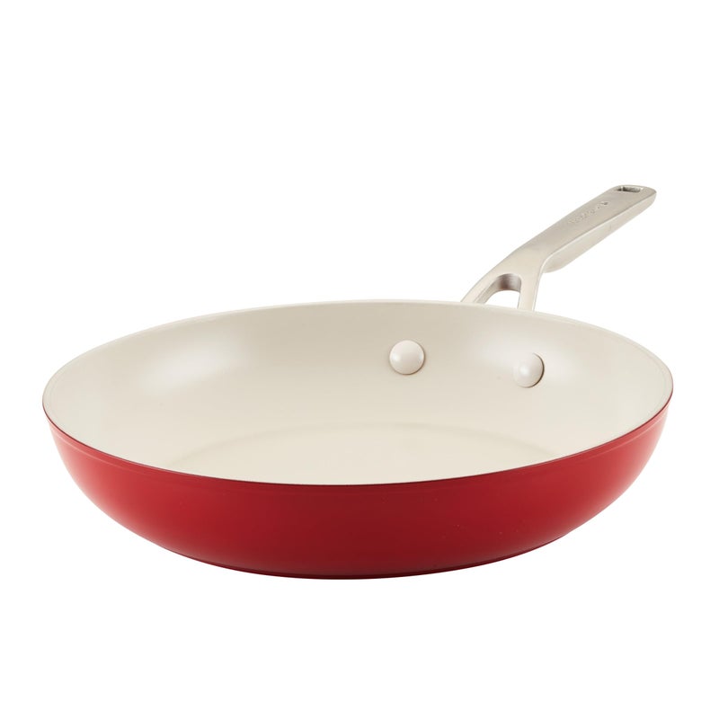 KitchenAid Hard Anodized Ceramic Nonstick Frying Pan/Skillet, 10 Inch - Empire Red - Image 1
