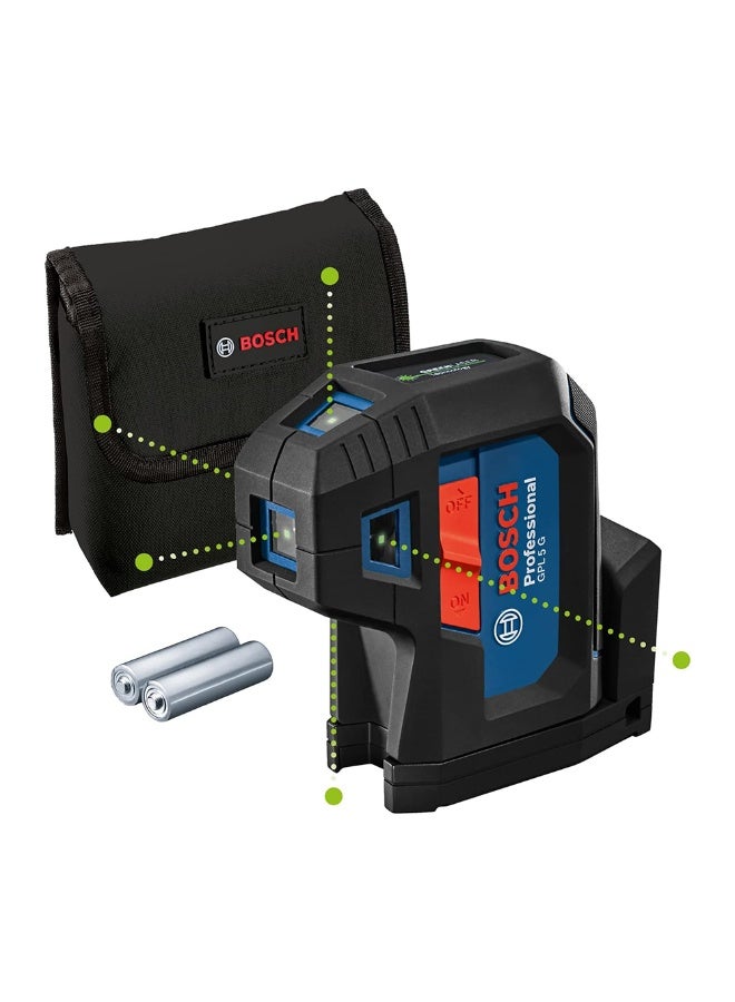 BOSCH GPL 5 G 5-Point Laser Level with IP65 Protection and Mounting System - Green - Image 3