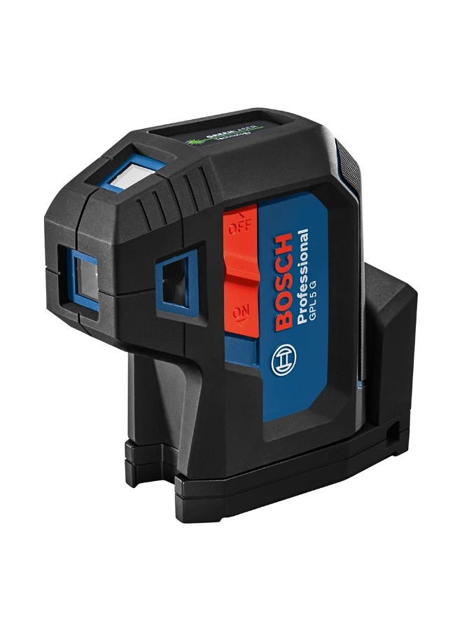 BOSCH GPL 5 G 5-Point Laser Level with IP65 Protection and Mounting System - Green - Image 1