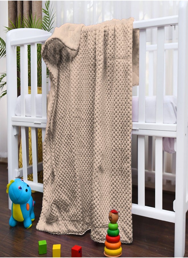 مورا سباين بطانية بيبي مورا لكوكو (Mora Lecoco) موديل L41 - اللون: بيج (beige) - المقاس: 80×110 سم - الوزن: 960 جرام - بلد المنشأ إسبانيا.  - Image 2