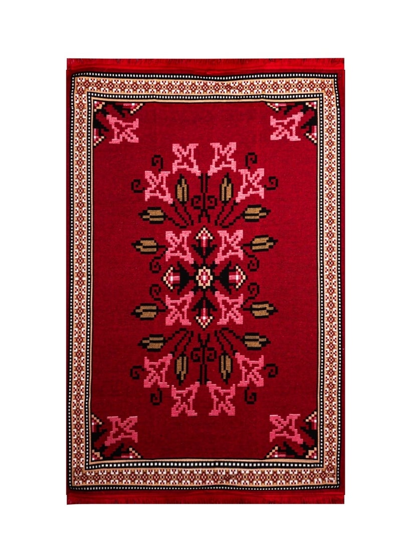 بيج هوم سجادة قابلة للغسيل في الآلة لغرفة المعيشة من **BiggHome SA25PY**، بحجم **47.24 × 70.87 بوصة** - Image 2