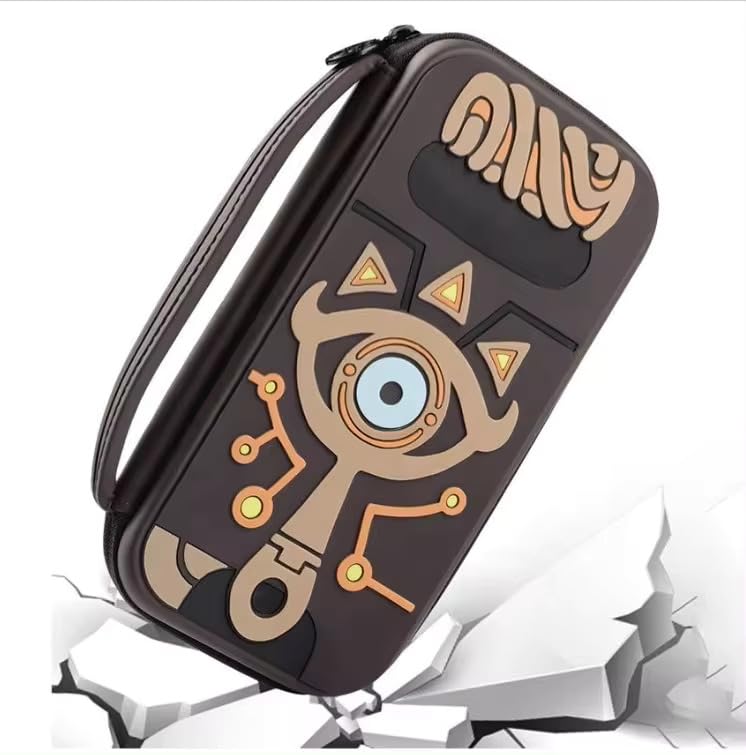 PSS Travel Case for Switch Storage Pouch Portable Carry Case Bag Protective Hard Shell Compatible for Switch OLED/All Switch Console with Game Card Slots (Switch Accessories) (Zelda B Wild) - Image 2
