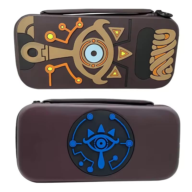 PSS Travel Case for Switch Storage Pouch Portable Carry Case Bag Protective Hard Shell Compatible for Switch OLED/All Switch Console with Game Card Slots (Switch Accessories) (Zelda B Wild) - Image 4