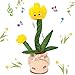 Cuteoy Talking Tulips Plush Toy Repeats What You Say Dancing Walking Mimicking Twisting Stuffed Animal Musical Electric Interative Christmas Birthday Girls Boys Flowers Gifts - Image 2