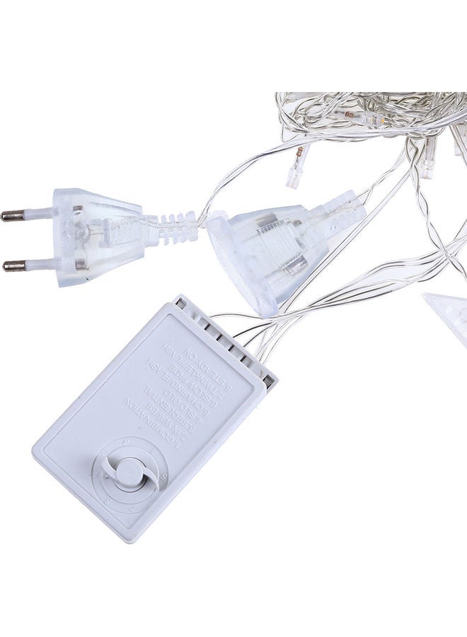 إسكدنيا حبل إضاءة LED بتصميم نجوم أبيض دافئ 24.00x15.00x22.00سم - Image 2