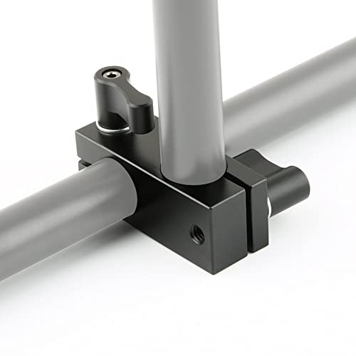 NICEYRIG 90 Degree 15mm Rod Clamp with Adjustable Screws for Camera Support System Shoulder Rig Tripod System, Pack of 2 - Image 2