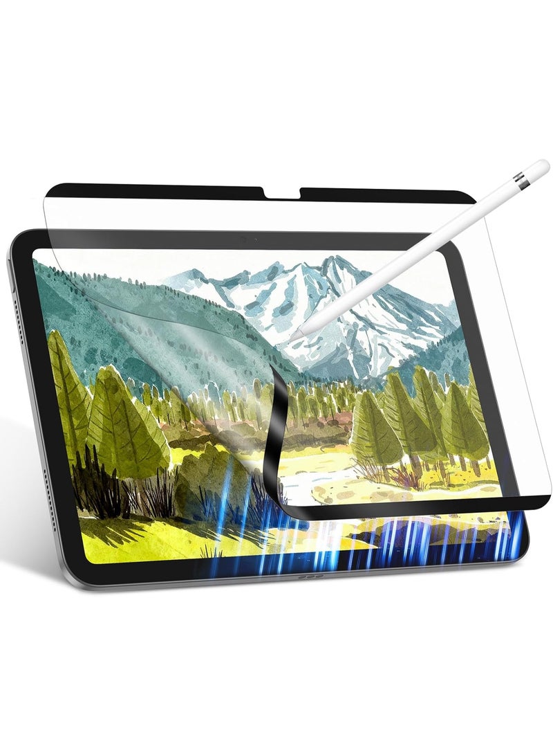 واقي شاشة ورقي مغناطيسي لجهاز iPad A16 من الجيل الحادي عشر/العاشر (2025-11 بوصة/2022-10.9 بوصة)، غشاء قابل للإزالة بلمسة نهائية غير لامعة، يتيح الكتابة والرسم كما لو كنت تكتب على ورق، قابل لإعادة الاستخدام، قابل للإزالة، مضاد للوهج، قابل للغسل - Image 1