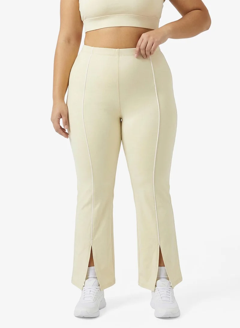 FRWD FRWD Plus High Rise Seamless Sculpting Flared Leggings