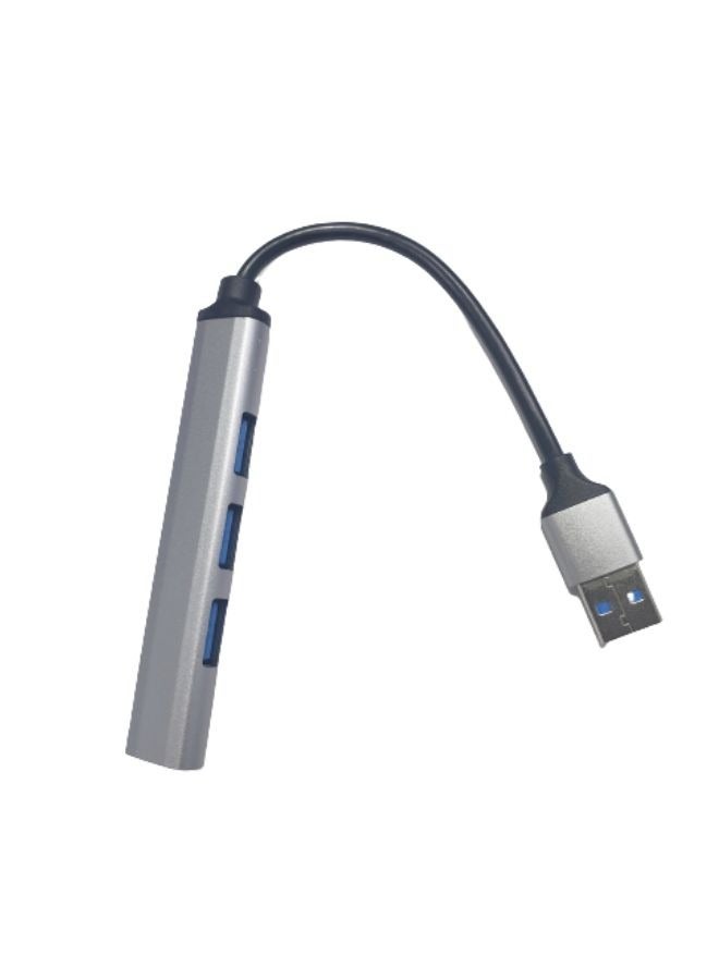 Captaintech Ultra Slim USB 3.0 Hub with 4 Ports for Laptop Notebook PC Mouse Keyboard - Image 1