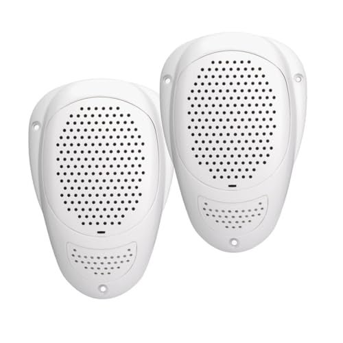 Magnadyne Water Resistant 3" Surface Mount Satellite Speakers for Marine RV and Hot Tub - Pair - Image 1