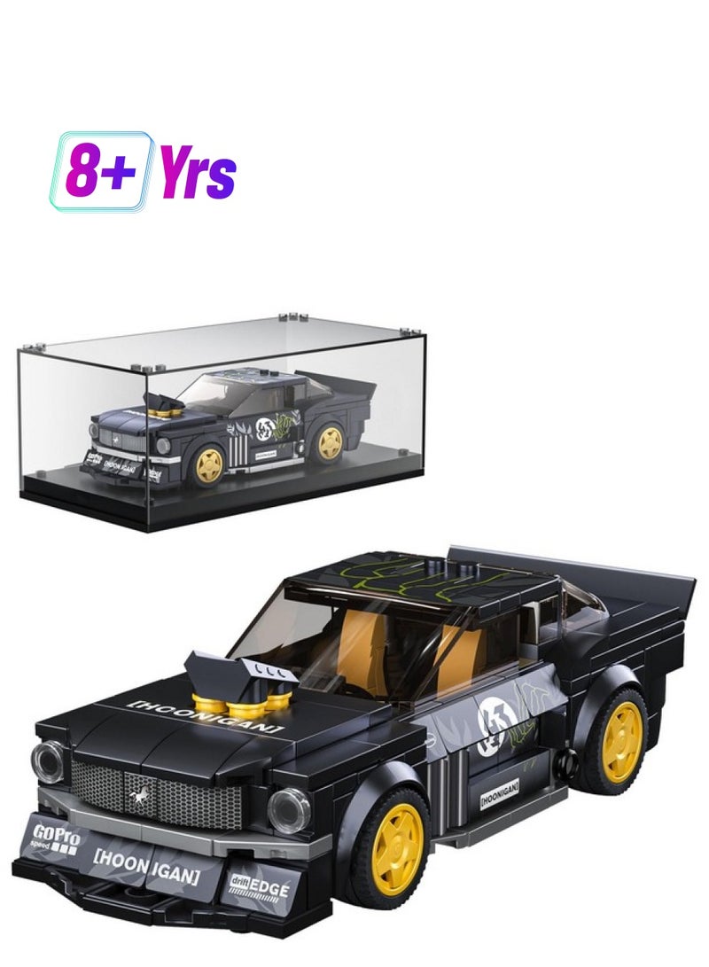 mould king Speed Champions Car Building Toys With Acrylic Display Case Model Race Car Toy Building Blocks Kit 27024 Collectible Racing Vehicle Set For Kids Age 8+ Teens Adults - Image 1