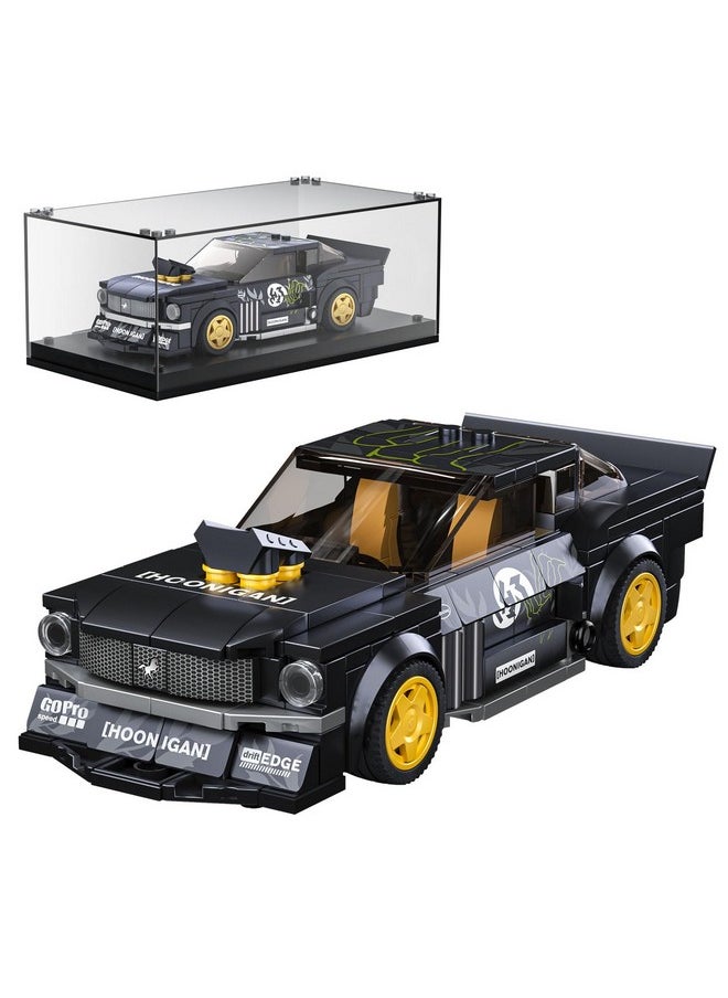 mould king Speed Champions Car Building Toys With Acrylic Display Case Model Race Car Toy Building Blocks Kit 27024 Collectible Racing Vehicle Set For Kids Age 8+ Teens Adults  - Image 1