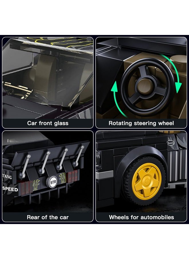 mould king Speed Champions Car Building Toys With Acrylic Display Case Model Race Car Toy Building Blocks Kit 27024 Collectible Racing Vehicle Set For Kids Age 8+ Teens Adults  - Image 5