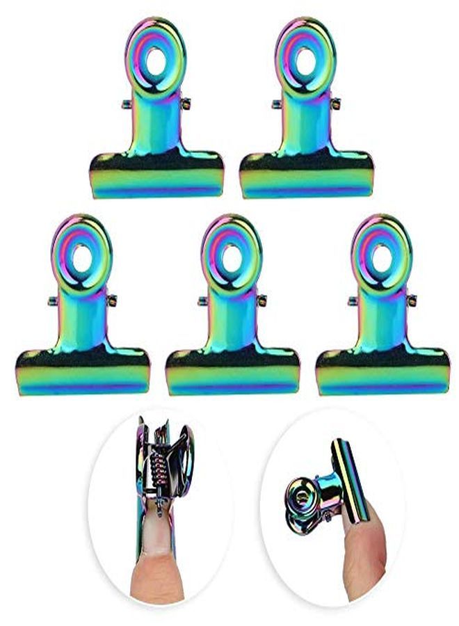 Rotekt 5Pcs Stainless Curve C Nail Extension Clips, Nail Pinching Clips Multi-Functional Nail Art Accessories For Nail Salon, Home, Kitchen, Office - Image 5