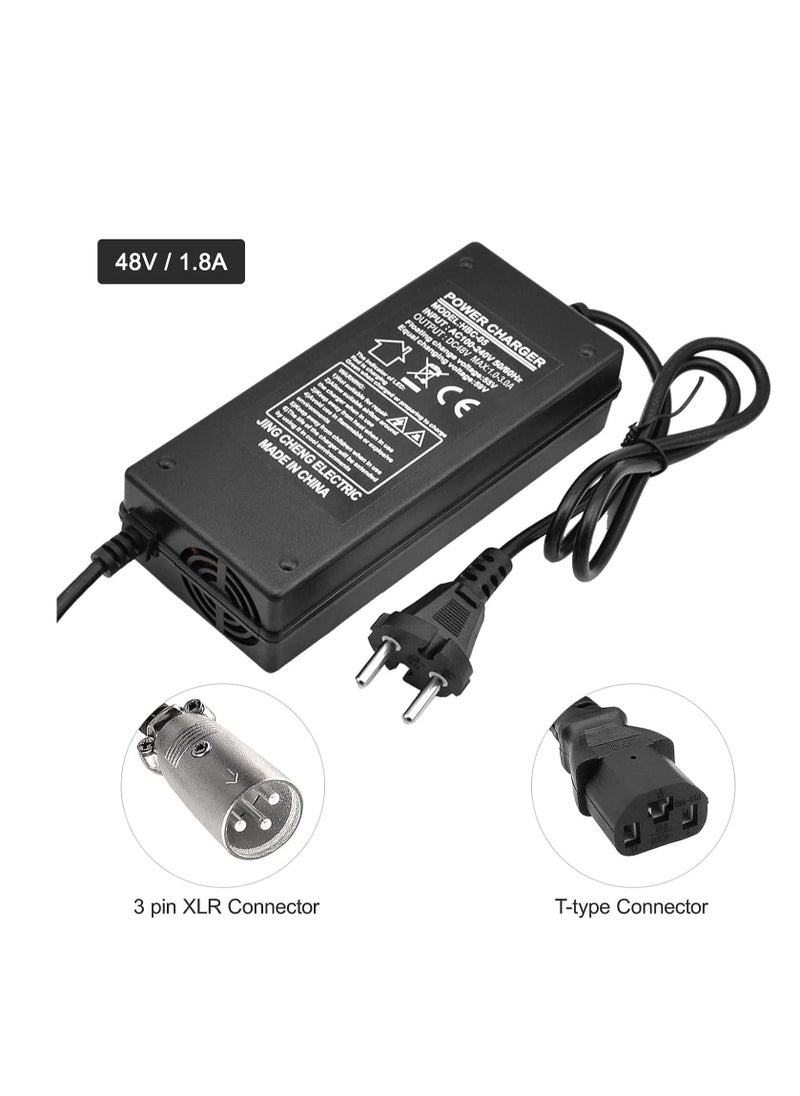 ELTRAZONE - New Upgrade 36W Electric Scooter Battery Charger for Razor E100 E200 E300 E125 E150 E175 E500 PR200 E225 E325 MX350 MX400 ZR350 Pocket Mod Sports and Dirt Quad 3-Prong Inline(BLACK) - Image 1