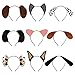 PPXMEEUDC 9PCS Dogs Ear Headbands for Pet Birthday Party Favors for Costumes Dress-Up Party Supplies - Image 2