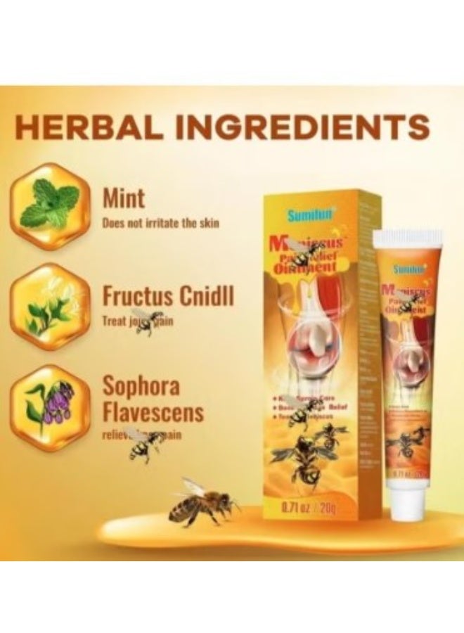 مرهم سم النحل الطبيعي – الراحة العميقة لآلام المفاصل والعضلات 20 جرام