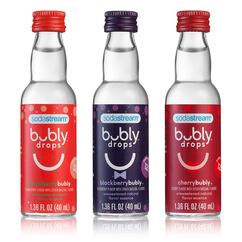 sodastream bubly Drops 3 Flavor Berry Bliss Variety, 4 Fl Oz - Image 1