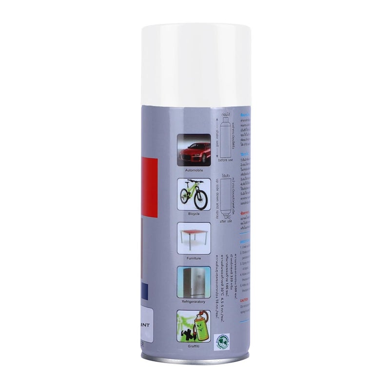 Cube White Spray Paint | 400 mL | for Metal, Plastic, Wood, Car & Bike | Fast Drying, Brilliant Finish, No CFCs, Interior & Exterior Use - Image 2