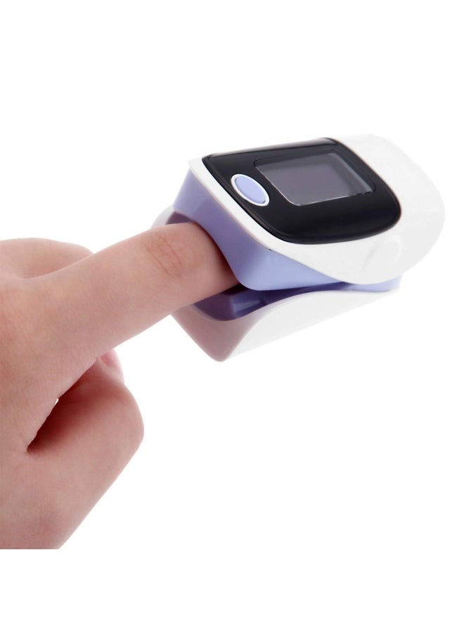 Generic Finger Pulse Oximeter - Portable Oxygen and Pulse Rate Monitor - Purple  - Image 2