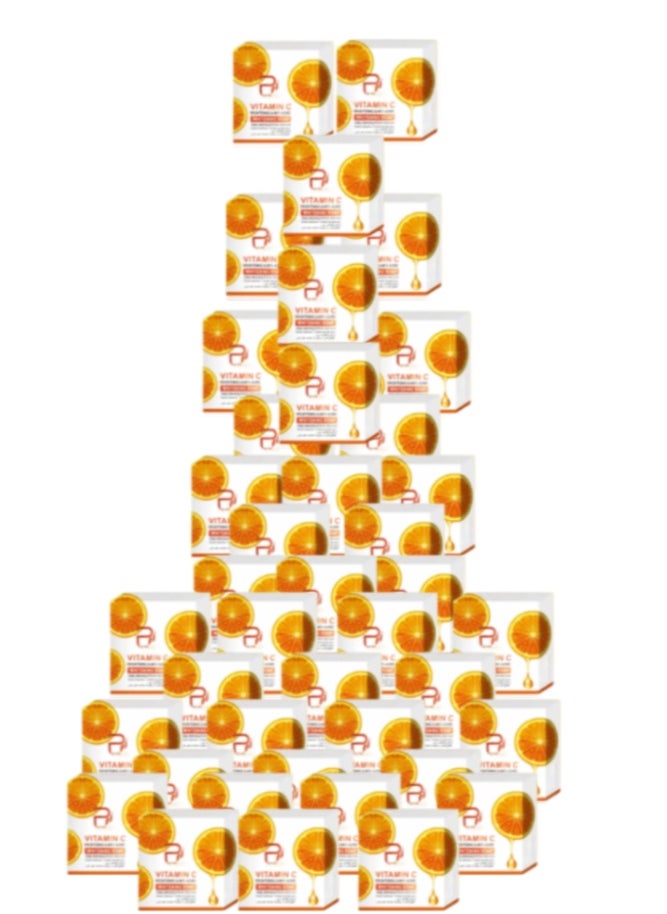 PYRON 40 Pieces Vitamin C Brightening And Anti-Aging Whitening Soap Orange 100grams  - Image 1