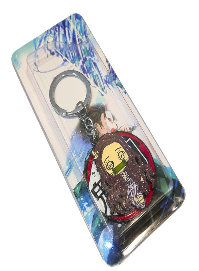 FUNFOB Anime Keychain Metal Spinner Key chain Collectible For Boys & Girls Gifting | Nezu-ko Spinner - Image 5