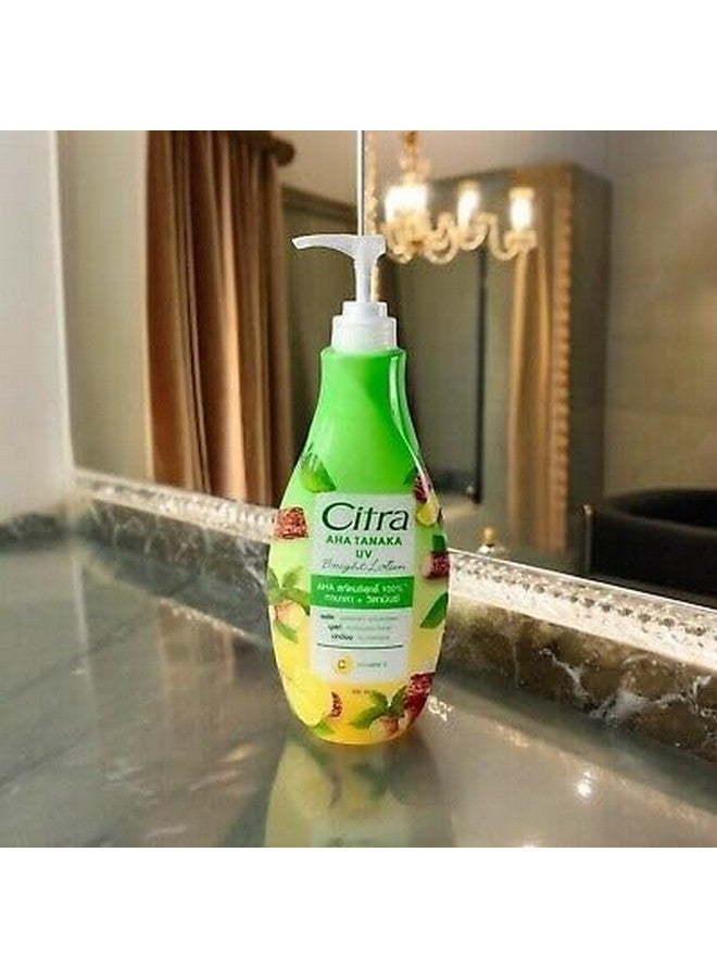 Hani Po™ Citraa AHA Tanaka UV Bright Lotion 300 Ml body lotion - Pack of 1 - thailand ProductNatural Moisturizing for women | Natural cleansing for women | girl |men | adults | Cream for women | girls | facial cream | body cream for women | girls - Image 4