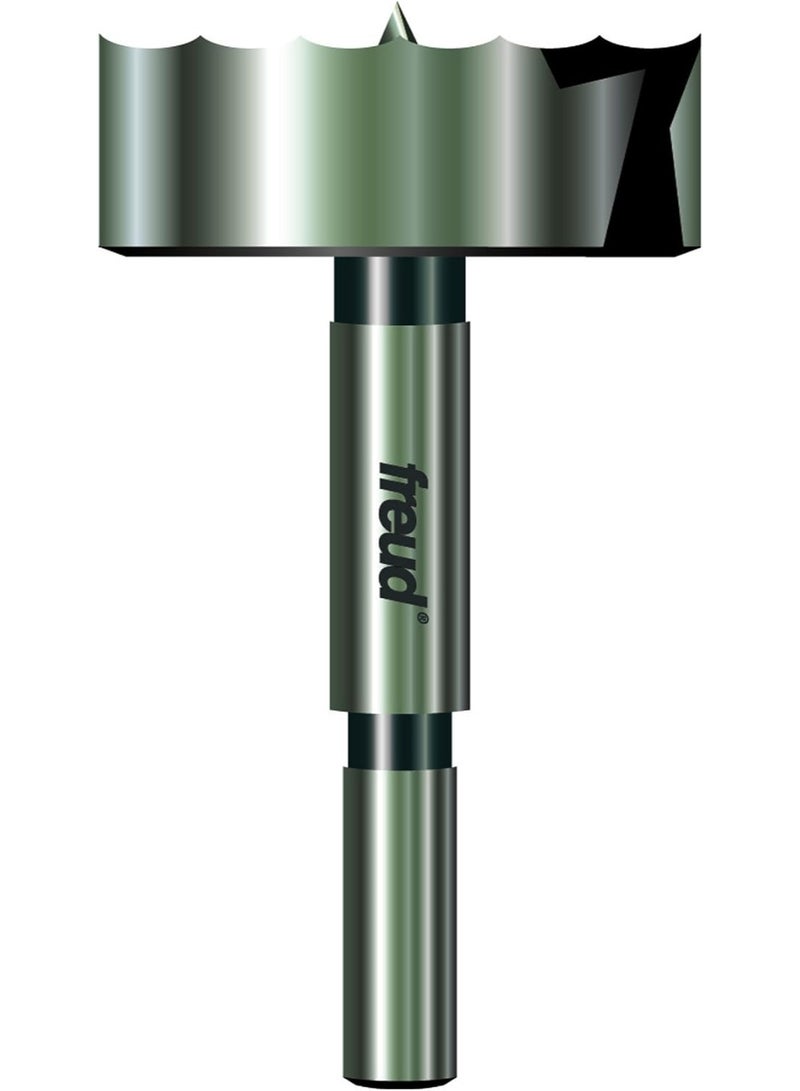 freud Freud PB-014: Precision Shear™ Serrated Edge Forstner Drill Bit 1-7/8-Inch by 3/8-Inch Shank  - Image 1