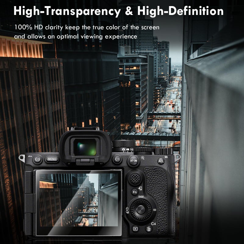 Rieibi (3 Packs) Screen Protector for Ricoh WG-80 WG-70 WG-60 WG-50 WG-40 WG-40W Digital Camera, 0.33mm 9H Hardness Tempered Glass Film for Ricoh WG80 Anti-Fingerprint Anti-Scratch Ultra-Clear, - Image 5